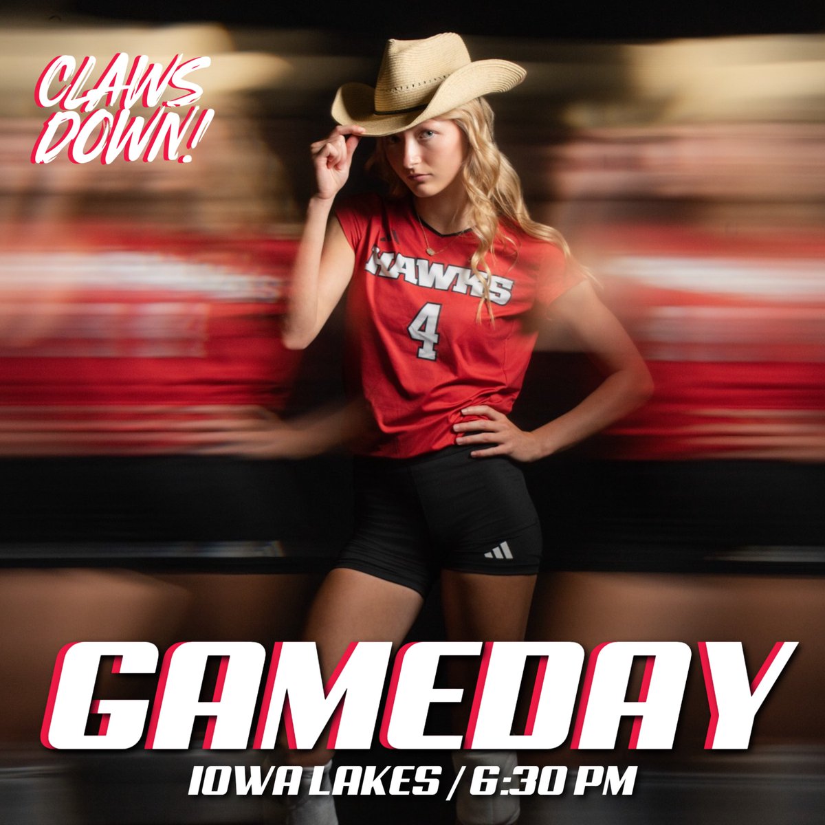 𝗔𝗡𝗢𝗧𝗛𝗘𝗥 𝗚𝗥𝗘𝗔𝗧 𝗡𝗜𝗚𝗛𝗧 𝗧𝗢 𝗣𝗔𝗖𝗞 𝗧𝗛𝗘 𝗔𝗖𝗧𝗜𝗩𝗜𝗧𝗜𝗘𝗦 𝗖𝗘𝗡𝗧𝗘𝗥!

Game 1️⃣8️⃣
🆚: Iowa Lakes Community College 
⌚️: 6:30 PM
📍: Cox Activities Center
📺📱🖥: bit.ly/HomeStreams

#ClawsDown | 🔴⚫️⚪️🏐