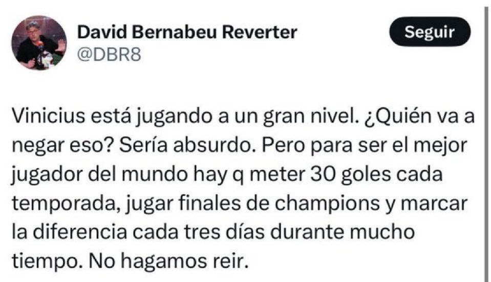 Montaron una campaña para darle el BDO a un tipo con menos goles en liga que Arambarri.

Estos eran sus criterios antes: