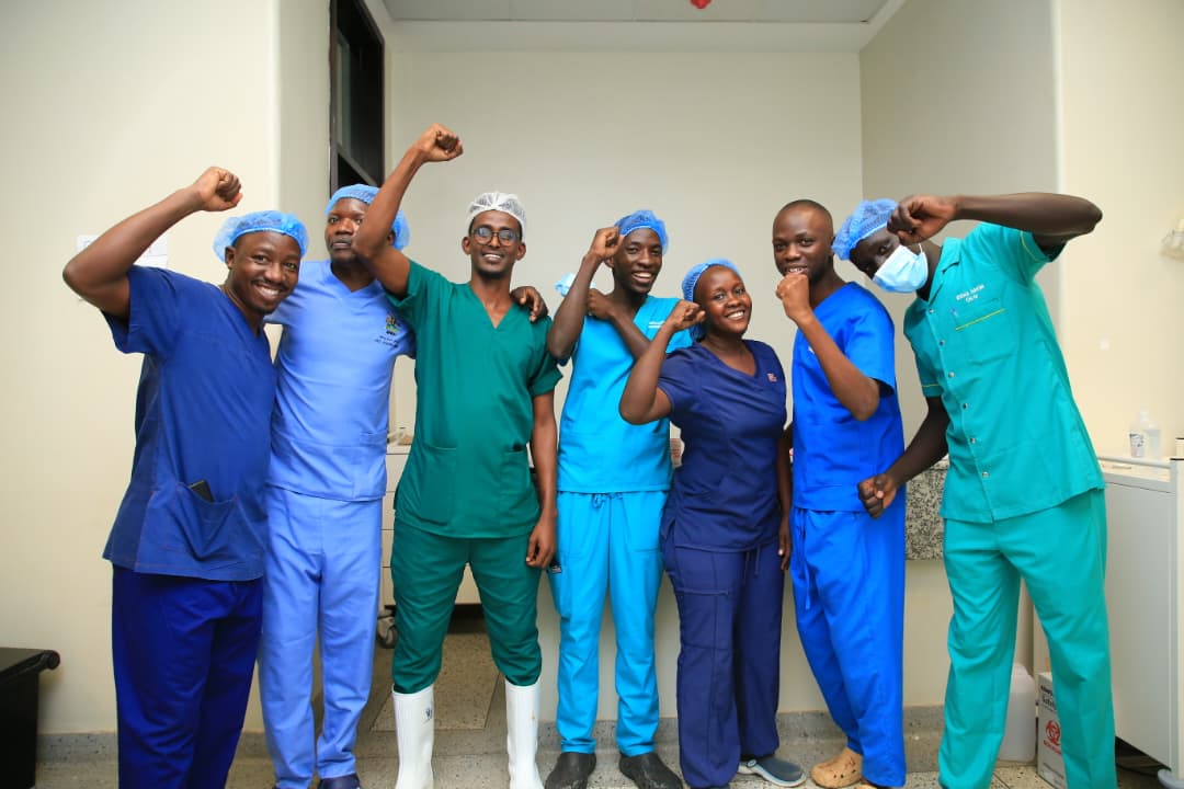ASOU_Official's tweet photo. Our dedicated team at  Yumbe Regional Referral Hospital proudly serving with compassion and smiles at the ongoing #ASOUSurgicalCamp2025 delivering essential surgical care and restoring hope to the community. #WestNileSurgicalCamp2025
#ASOUSurgicalCamp2025 https://t.co/mBhyeE7qLH