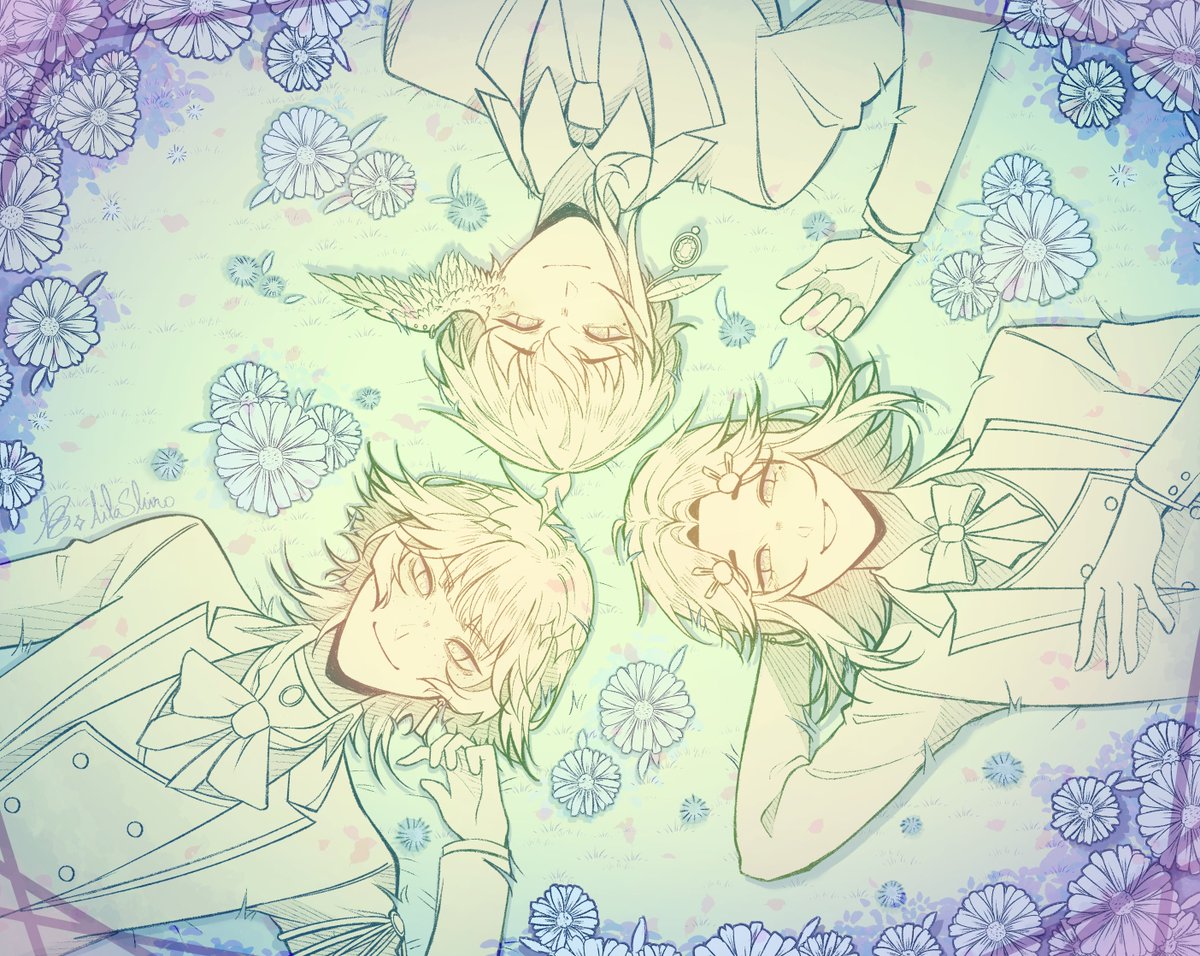 Commission for Ollie &amp; Moe on Vgen! ✨

#VGenComm #twstoc #artmoots