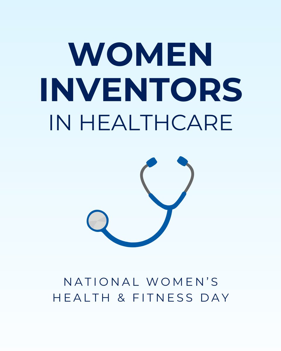 inventhelp's tweet image. Today is National Women&apos;s Health &amp;amp; Fitness Day! We celebrate the women inventors behind these notable developments in medicine &amp;amp; all inventors working toward advancements in women&apos;s health.