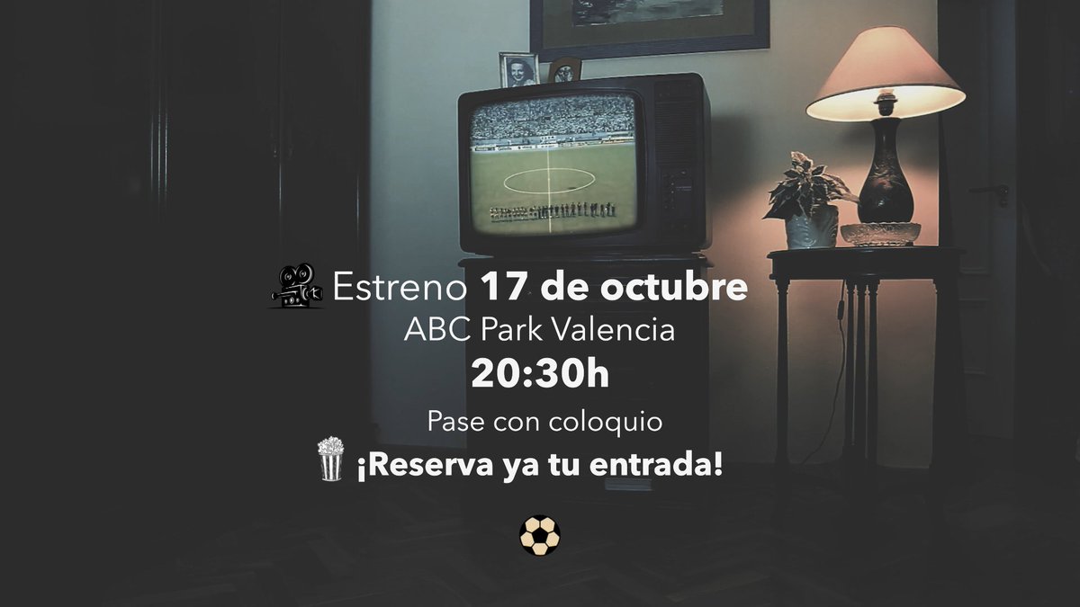 Estamos muy contentos de anunciar que nuestro documental SOÑANDO FÚTBOL se estrenará en los cines <a href="/cinesabc/">Cines ABC</a> de Valencia el día 17 de octubre en un pase con coloquio. Nos encantará compartir este momento con vosotros. Os esperamos!