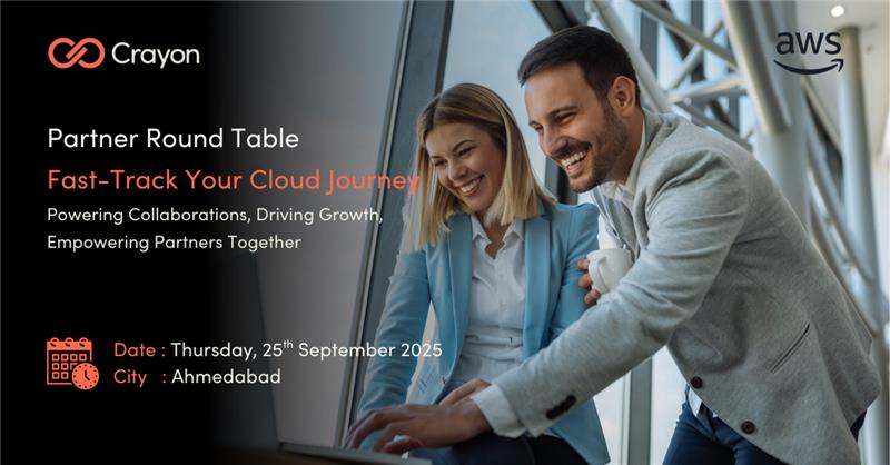 AbhijeetKly's tweet image. @CrayonIT 
Join us for an exclusive Partner Roundtable with Amazon Web Services (AWS) and Crayon as we help businesses get the most out of the cloud whether it be to Migrate, modernize and cost optimize.

#Partnerroundtable #Partnership #Collaboration #GTM #Ahmedabad