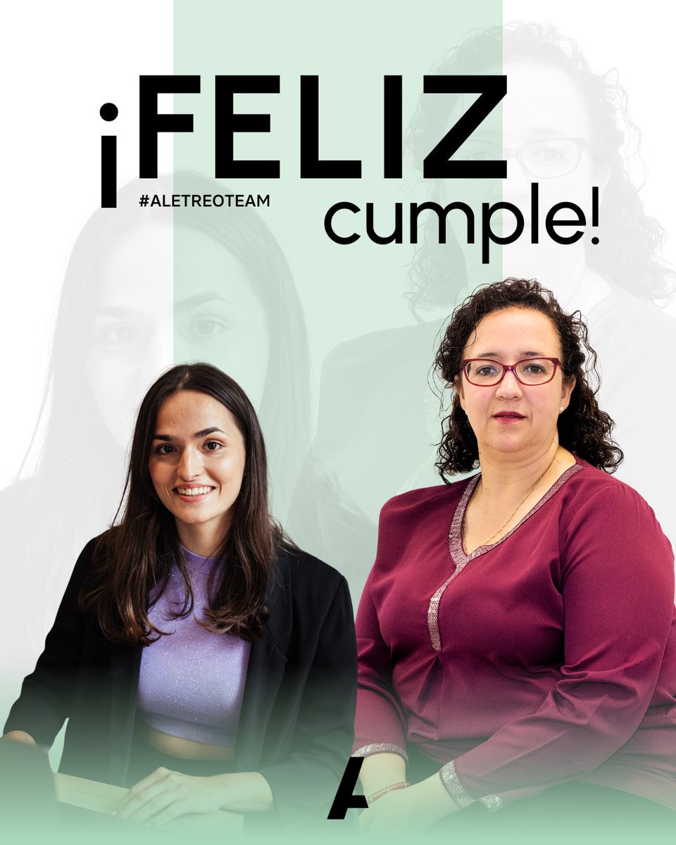 Hoy es un día especial en el equipo: celebramos el 🎂 cumpleaños de Ángela, nuestra gestora de proyectos digitales, y de Mercedes, desde administración. 

¡Gracias por vuestra dedicación y por todo lo que aportáis cada día al equipo!

#ALETREO #ALETREOTeam #Team #Cumpleaños