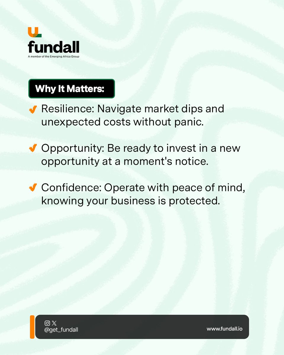 get_fundall's tweet image. Your business needs a financial safety net. 

Swipe to learn about the golden rule of cash flow management. 

#FundallInsights #BizTips #CashFlow
