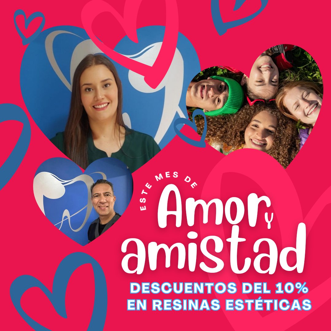 WilsonC_Odonto's tweet photo. ✨💖 ¡Que tu sonrisa también celebre el mes del Amor y la Amistad! 💖✨

🦷En Wilson Carvajal Odontología Especializada🦷 pensamos en ti y en los que más quieres.

👉 Este mes disfruta de un 10% de descuento en resinas estéticas. https://t.co/HE2iRyKwkA