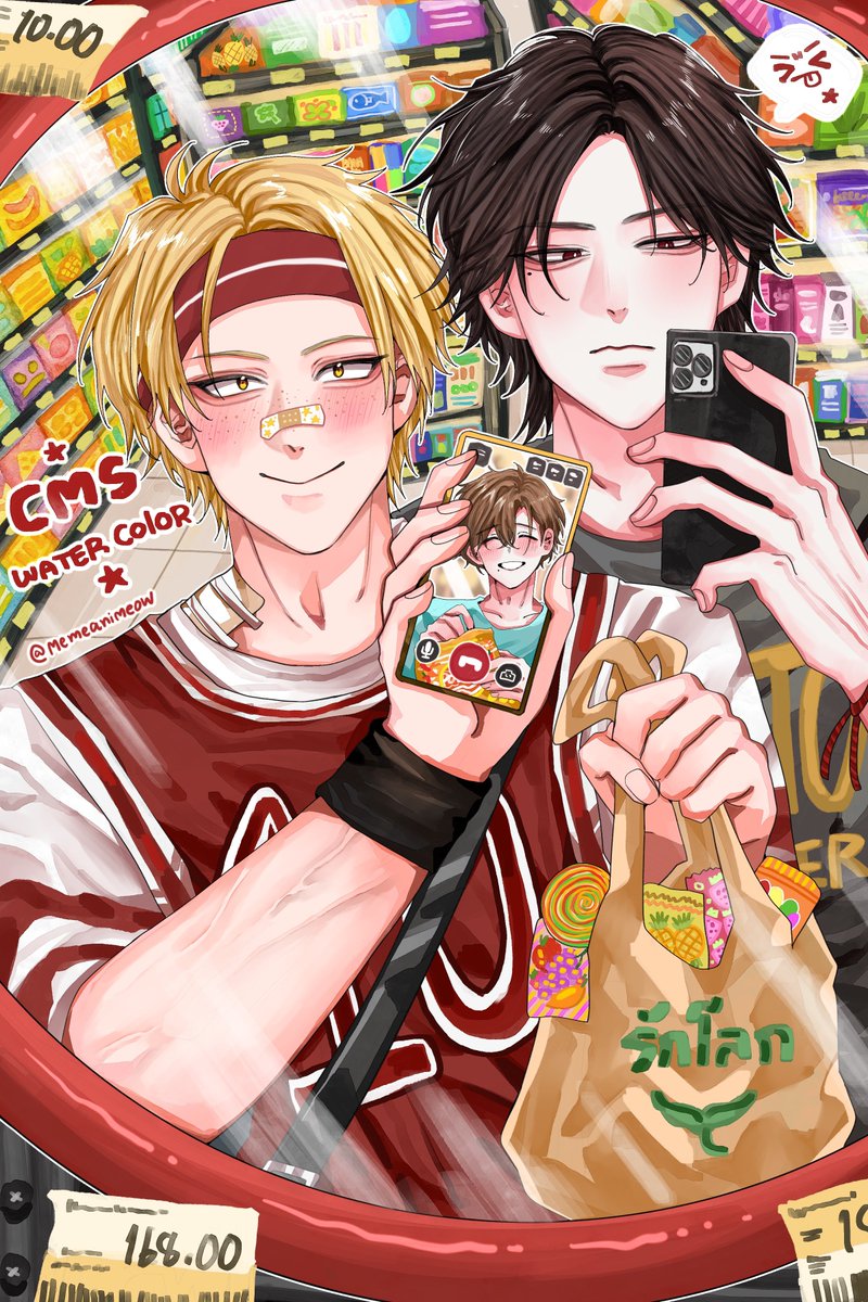 Memeanimeow's tweet image. ตัวอย่างงานเพิ่มเติมค่ะ🙏🏻💖