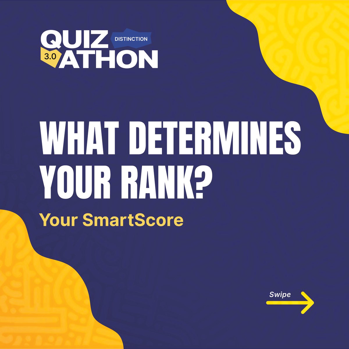 getDistinction's tweet photo. Want to know how to win ₦15 million in prizes? 💰
Swipe through to discover how your SmartScore works, how to qualify for prizes, and pro tips to rank higher. 🚀
#Quizathon #SmartScore #Distinction https://t.co/OFEh5kQ3Cg