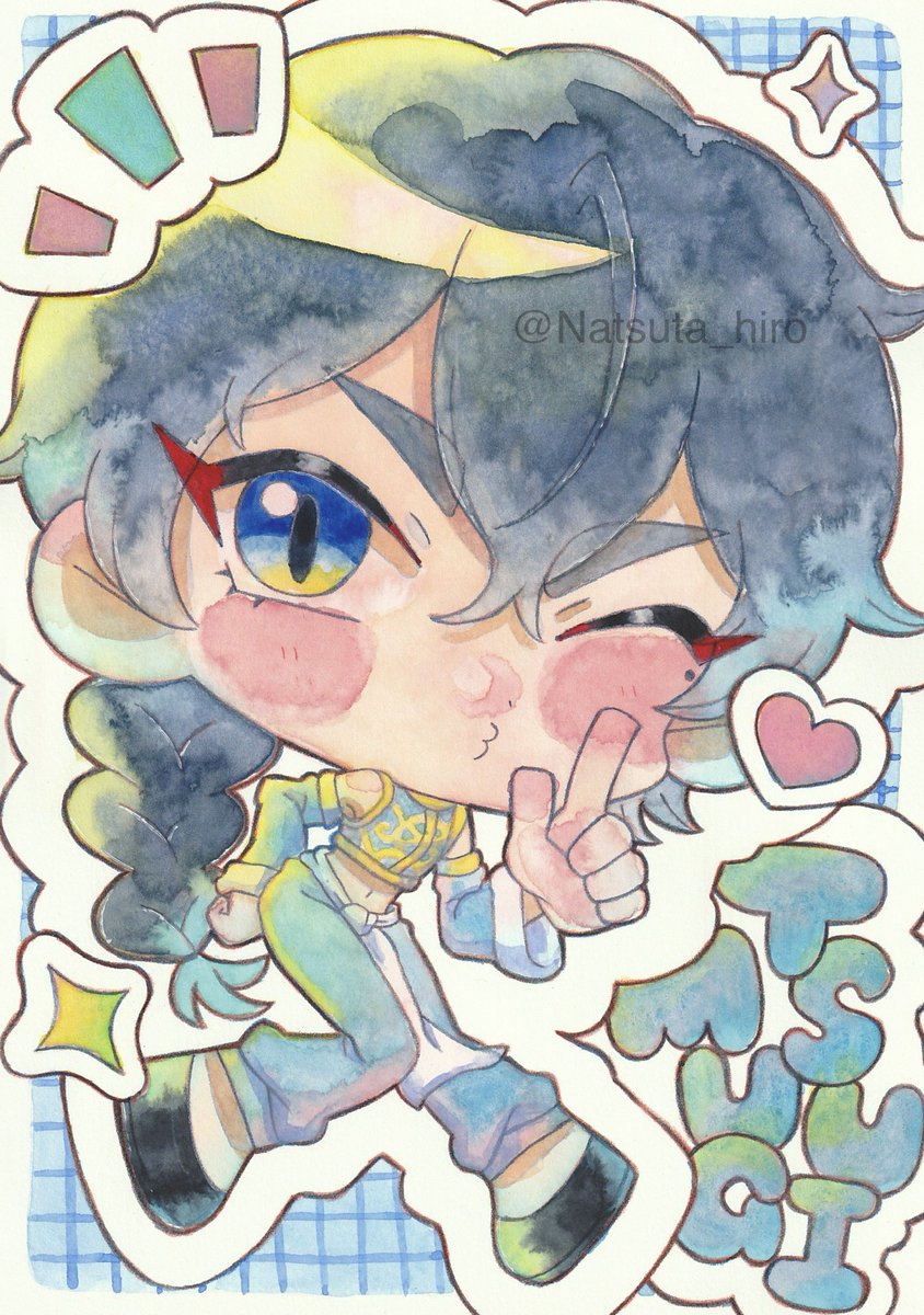 ツムギ🌟
#透明水彩 #illustration