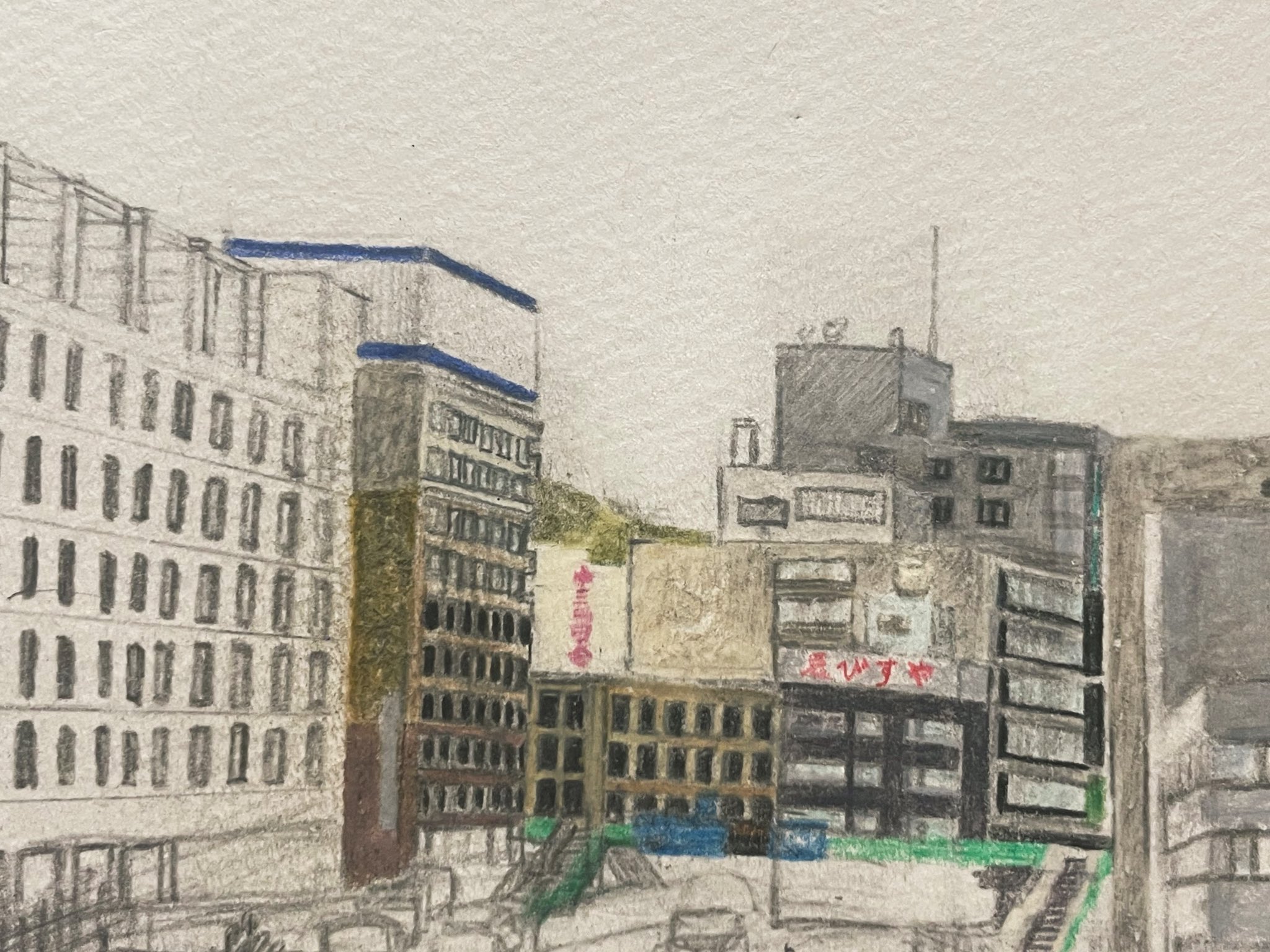 鉛筆画『風景009』 鉛筆画『風景009』 鉛筆画『風景009』 水の色 on X: