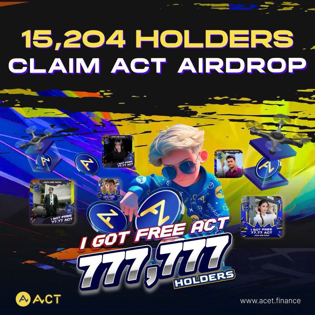 Predatorweb3's tweet image. I am really impressed with what @ACTDeFansFi is building

$ACT has pumped 2000%+ in the past year

It&apos;s backed by Thai billionaire Worawat Narknawdee and trusted by 158k+ holders

To celebrate, they’re airdropping 77.77 $ACT ($20) for FREE to anyone who joins this : 

Grab here:…