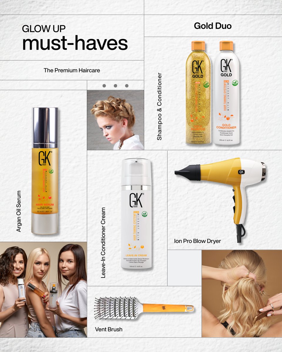 The glow-up essentials your hair deserves. ✨
💅 From dull ➝ dazzling ➝ styling perfection.