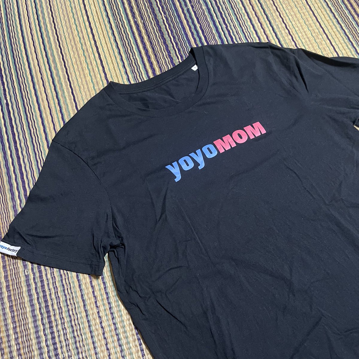 tomoran0210's tweet image. そういえばBBQで着ていたTシャツ
作ったんですか？って聞かれましたが、息子からのチェコ土産です
 #yoyomom
 #yoyofactory