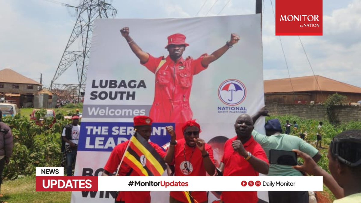 DailyMonitor's tweet photo. PHOTOS: Scenes from Nateete Playground as NUP supporters eagerly await their presidential candidate, @HEBobiwine, to address them following his nomination moments ago. Kyagulanyi is expected to speak at his post-nomination rally at 4 PM. #MonitorUpdates
#UgandaDecides2026
📸: @PrinceWdavid