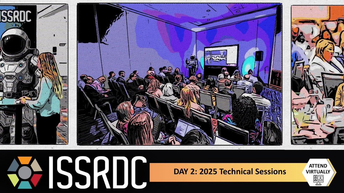 DAY 2 of the 2025 virtual tech sessions starts TODAY at 12 noon EDT. Register for free  and attend today's sessions on:
- Workforce and STEM
- In-space Production and Applications
- Commercial and Non-governmental Use
Register here: ow.ly/S1Us50X0crr