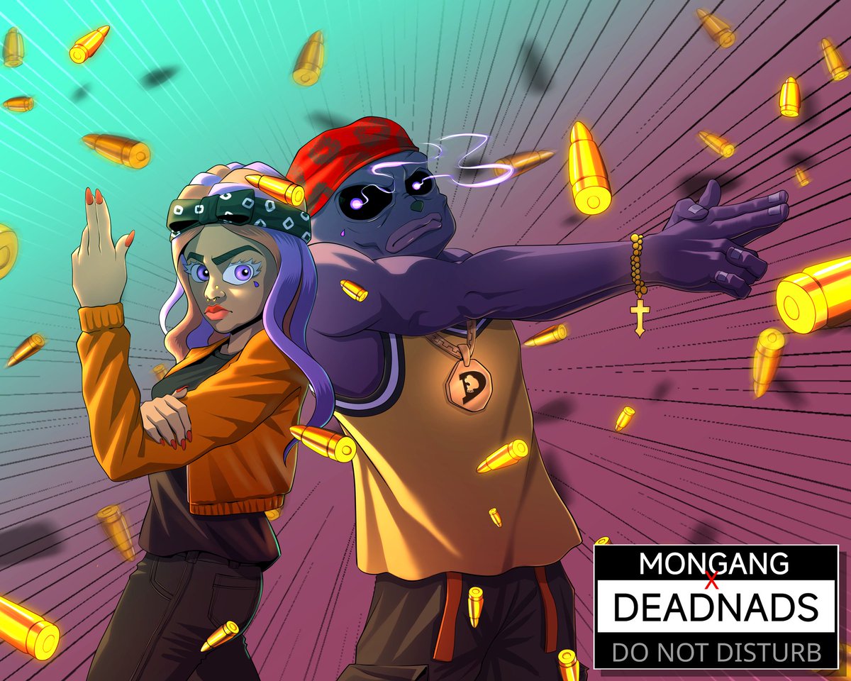 Deadnads's tweet image. 🎖️DEADNADS X MONGANG

It&apos;s a Gangsta&apos;s paradise and we all live in it. 
The mongang Family blessed us with 5 gtd Spots!

🎫Bucket list:
✅Follow @mongang_xyz and @Deadnads 
✅Like, retweet, tag 3 friends &amp;amp; drop your Discord username 

Tag @Ink_to_the_Soul for extra luck🫰🏽