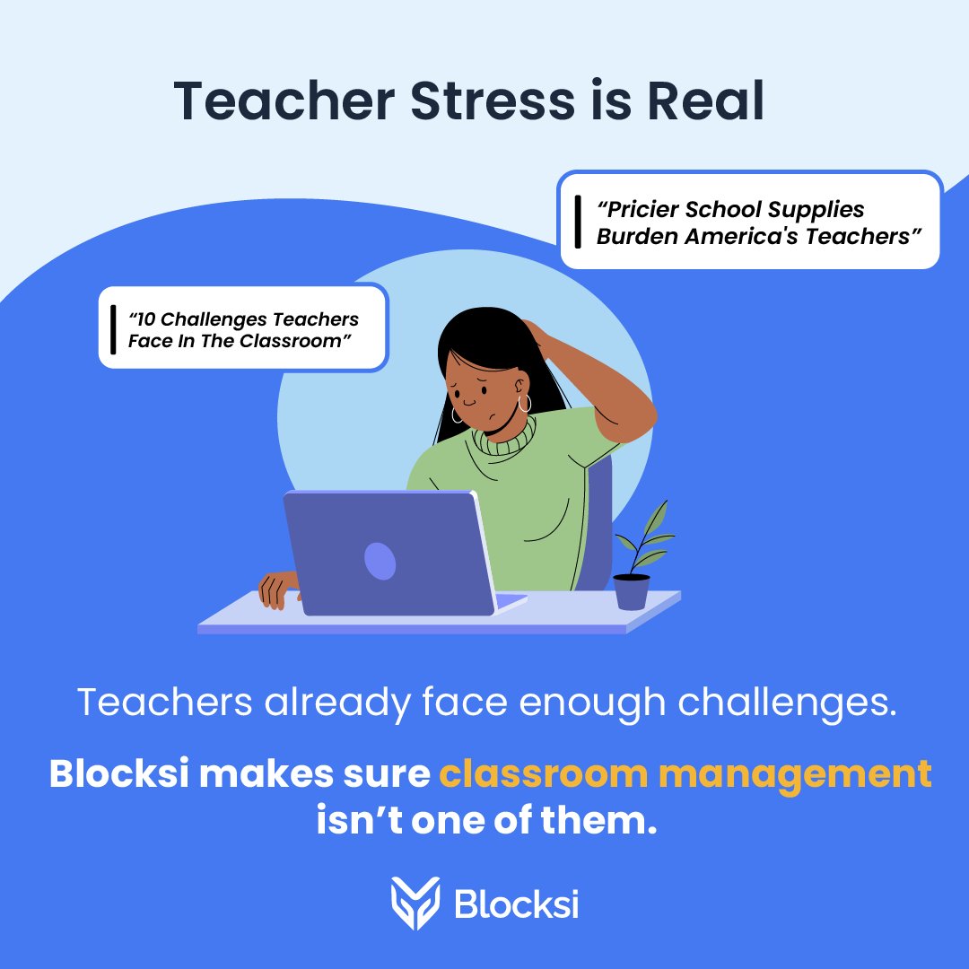 ❕Teachers, you’ll want to see this❕

Teachers shape personalities, transfer knowledge, and make a lasting impact on every student-but the job comes with immense stress. 
Rising classroom sizes, engagement struggles, growing societal pressures, and even personal expenses for