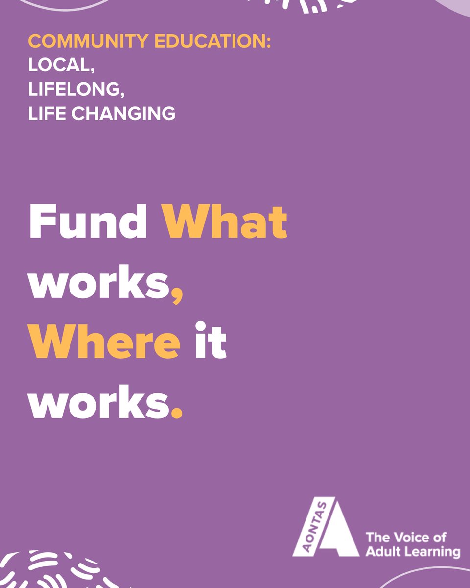 aontas's tweet image. 💡 Community education offers exceptional value - delivered locally, with minimal overheads and maximum results.

#NEAAL #CommunityEducation #AdultLearning #LifelongLearning