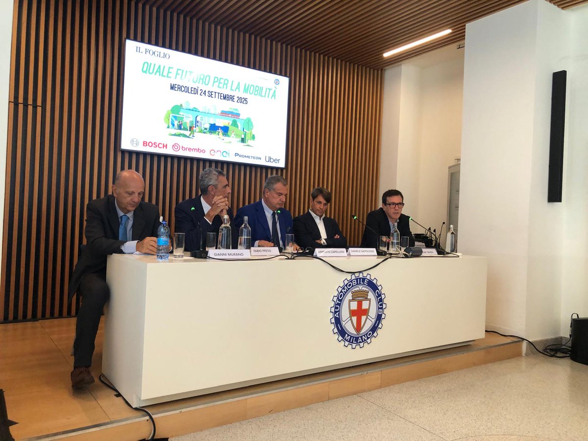 "Nel continente europeo si è vietata una tecnologia per favorirne un’altra. Il compito dell’industria è offrire soluzioni concrete per garantire una mobilità decarbonizzata, #biocarburanti soluzione già disponibile". Così Gianni Murano al convegno de <a href="/ilfoglio_it/">Il Foglio</a> e #AciMilano