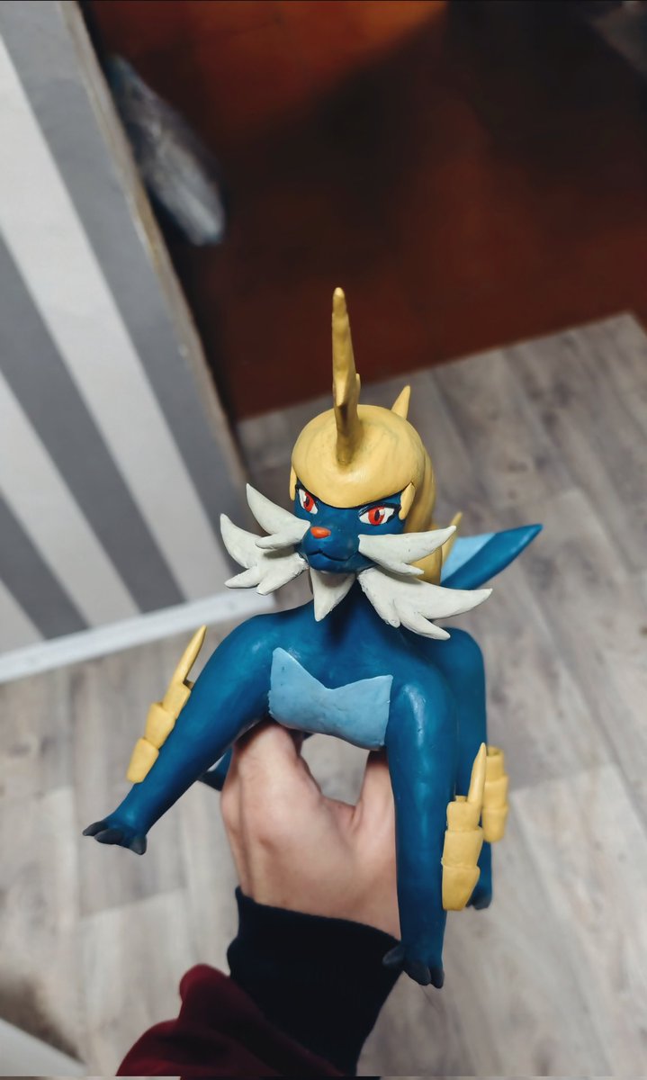 MManzeev76214's tweet image. #Samurott #Pokemon #Claymodel #Figure #Plasticine