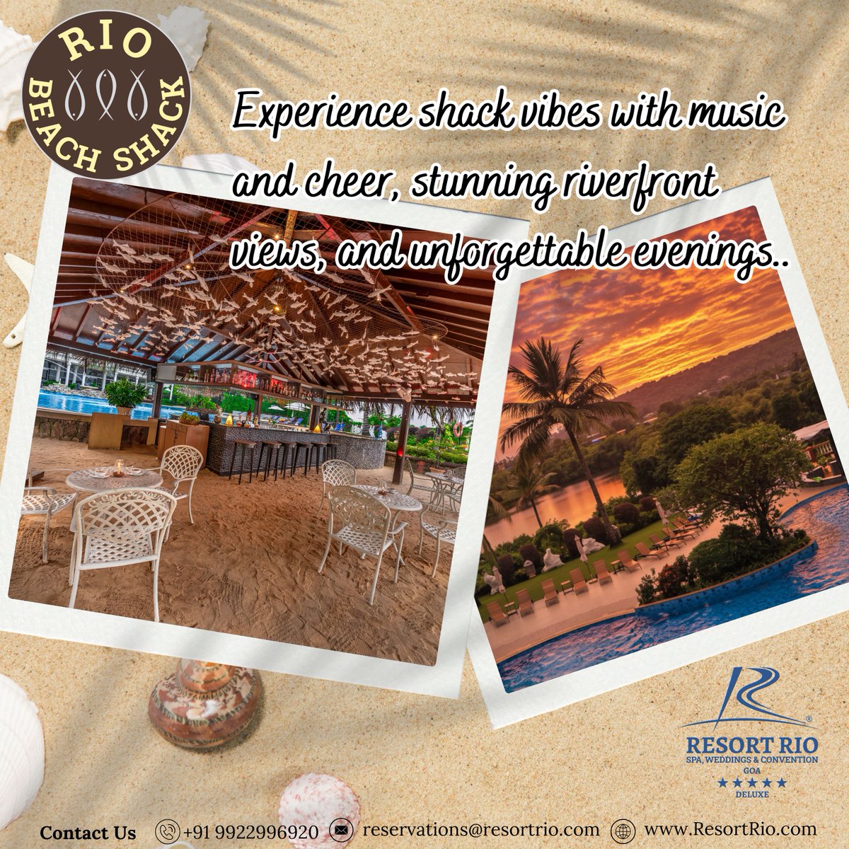 ResortRio's tweet image. 🍹🌊 Rio Beach Shack, Where Drinks Meet the River Breeze! 🌊🍹

Goa isn’t just about beaches; it’s about sunsets by the river, laughter with friends, and cocktails that make the moment unforgettable. 

#RioBeachShack #GoaVibes #CocktailsWithAView #GoaNights #RiverfrontVibes