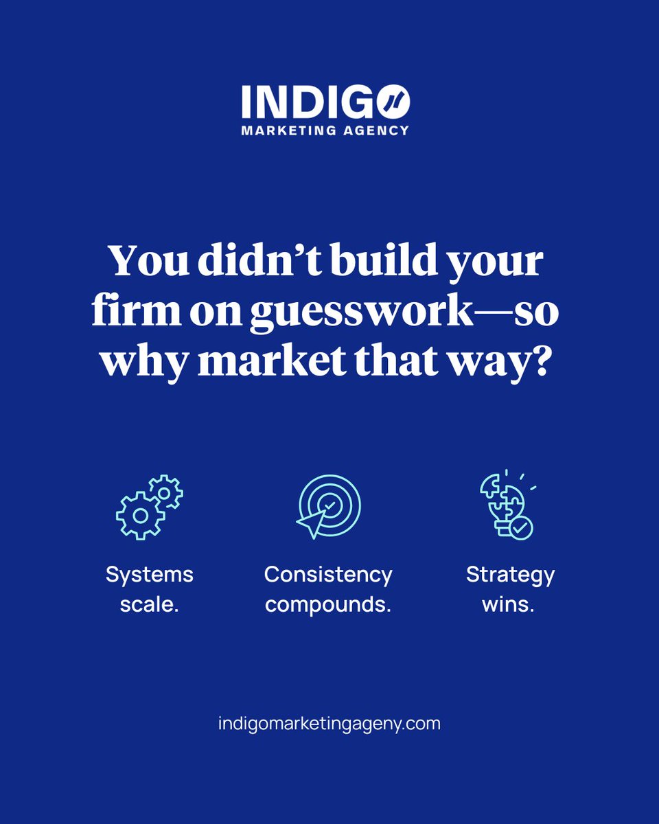 You didn’t build your firm on guesswork—so why market that way?

🔁 Systems scale.
📈 Consistency compounds.
🎯 Strategy wins.

Advisors who treat marketing like an engine—not an experiment—are the ones leading in 2025.