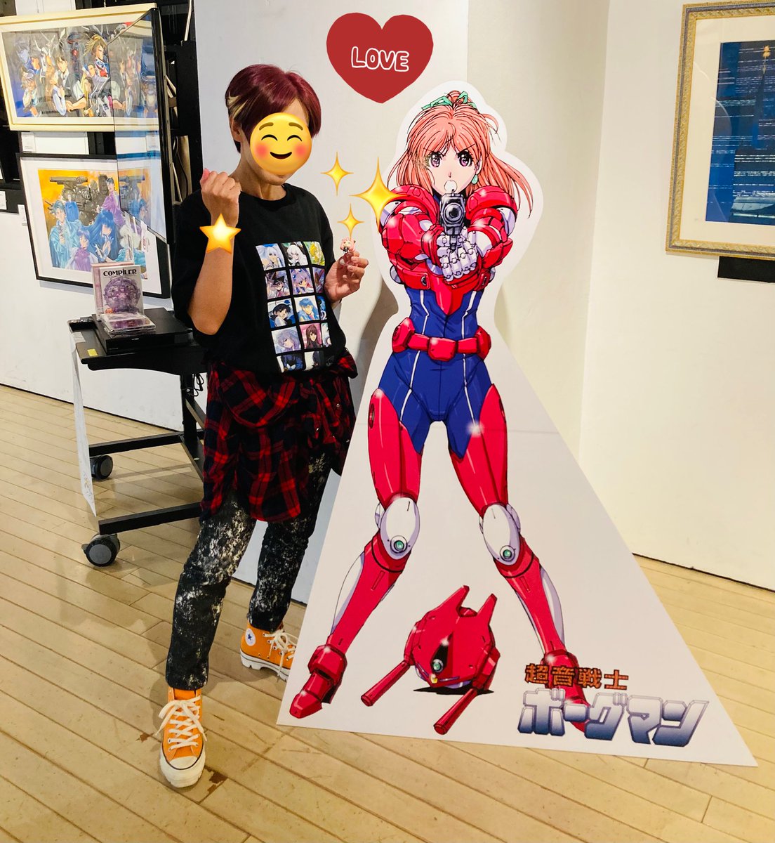 スペースコブラ　等身大パネル 背中にはコブラ (@MMPR_Project_R) / X