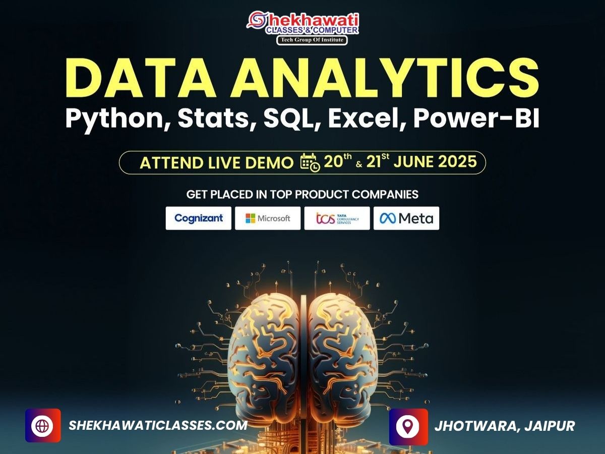 shekhaw29839's tweet image. Become a Data Analyst in 2025!
Master Excel, SQL, Power BI &amp;amp; Real Projects at Jaipur’s Top Institute – Shekhawati Classes!
💼 Job-Focused | 💸 Low Fees | 🎓 Certification | 🧑‍🏫 Expert Mentors
📞 7240777700
🌐 shekhawaticlasses.com 
#dataanalytics #shekhawaticlasses #Jaipur