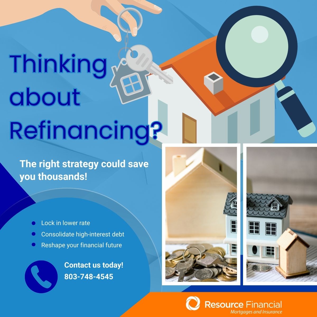 ✅ Curious what refinancing could mean for your monthly payment or financial future? Let’s connect and run the numbers together—you might be surprised at how much you could save.
#MakeHomeHappen #Refinancing #Hometips #TeamResource