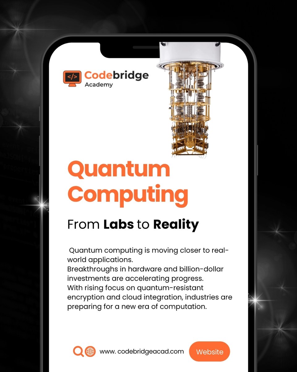CodeBridgeAca's tweet image. Quantum Computing: From Labs to Reality 💻
Quantum is no longer just theory — it’s racing toward real-world impact. With billion-dollar investments, powerful hardware breakthroughs, and quantum-safe encryption on the rise, the future of computation is unfolding faster than ever🚀