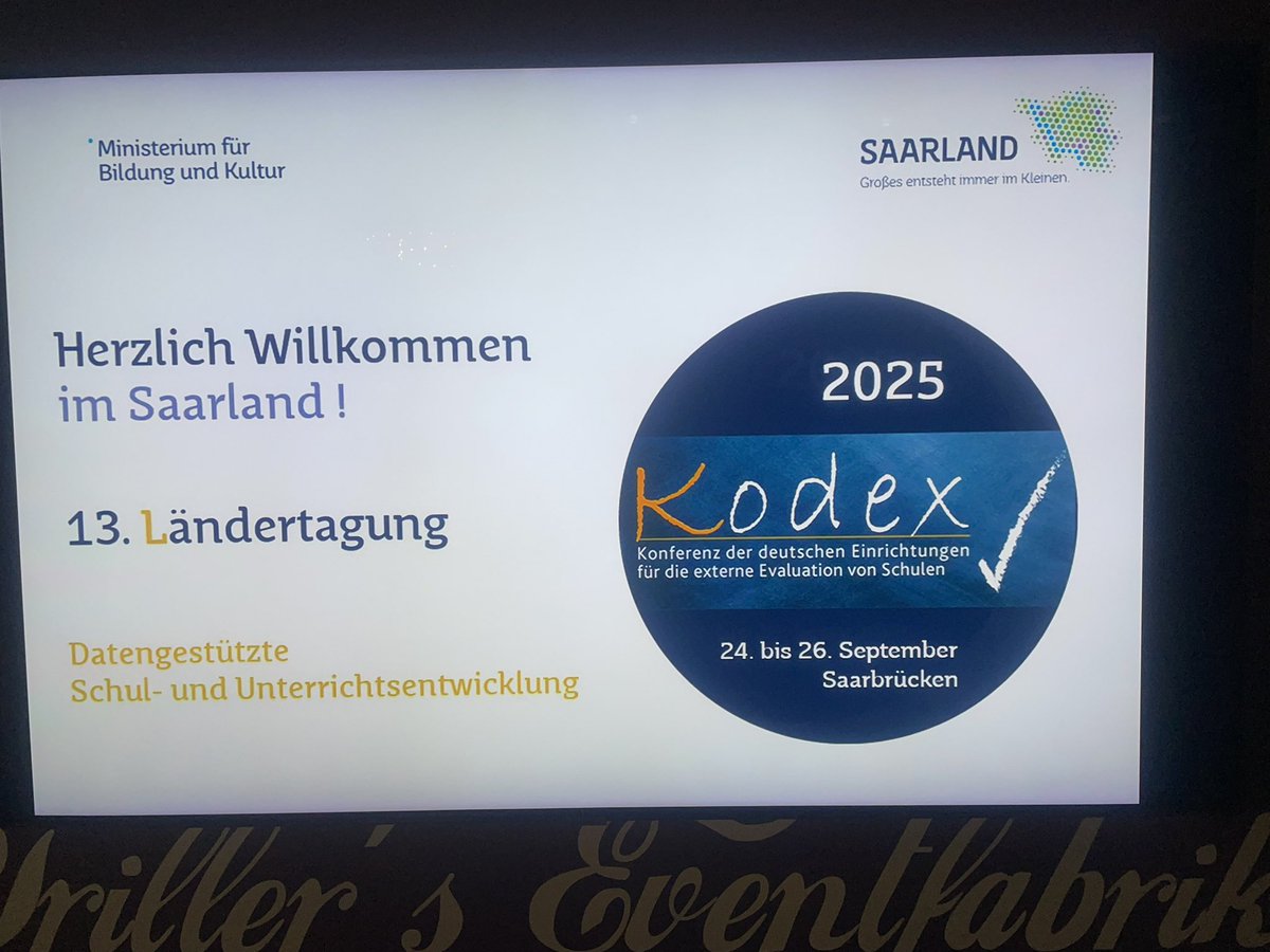 Iris Pfaff (@pfaff_iris) on Twitter photo Start der 13. Ländertagung KODEX in Saarbrücken. Start der 13. Ländertagung KODEX in Saarbrücken.