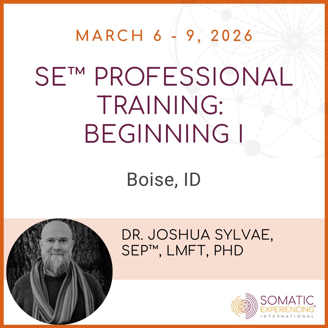 Somatic_Exp_Int's tweet image. Apply to the Somatic Experiencing Training Program: traumahealing.org/ApplyHere
Ready to Register? Follow the Link Here: traumahealing.org/Beg1Boise2026
#somaticexperiencing #nervoussystemregulation #somaticexperiencinginternational #training #community #joy #invest