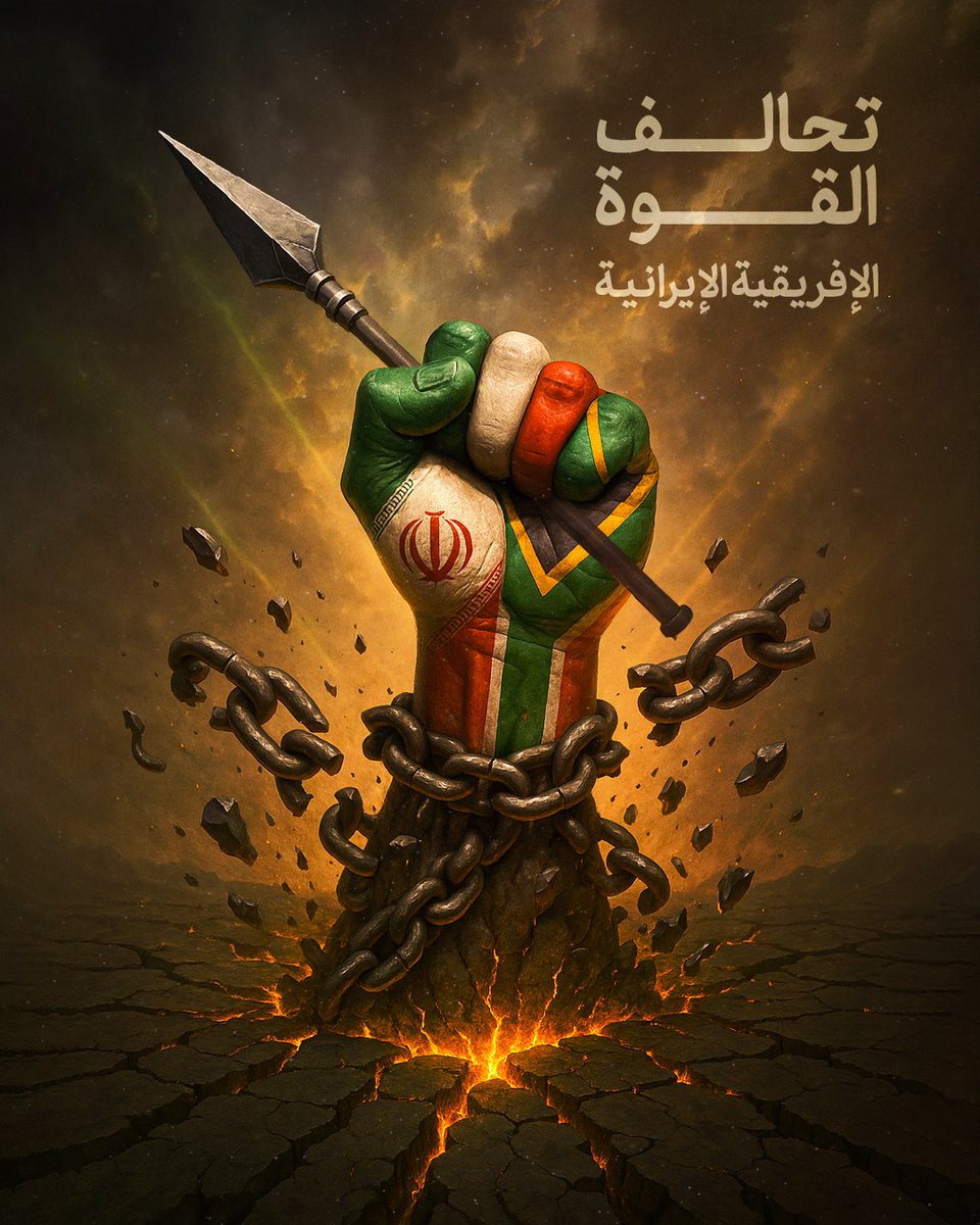 تحالف القوة الإفريقية الإيرانية

التعاون العسكري بين جنوب أفريقيا وإيران يشكل رسالة للعالم: إفريقيا قادرة على حماية مصالحها والاستفادة من الخبرات العالمية.
#ايران_وافريقيا