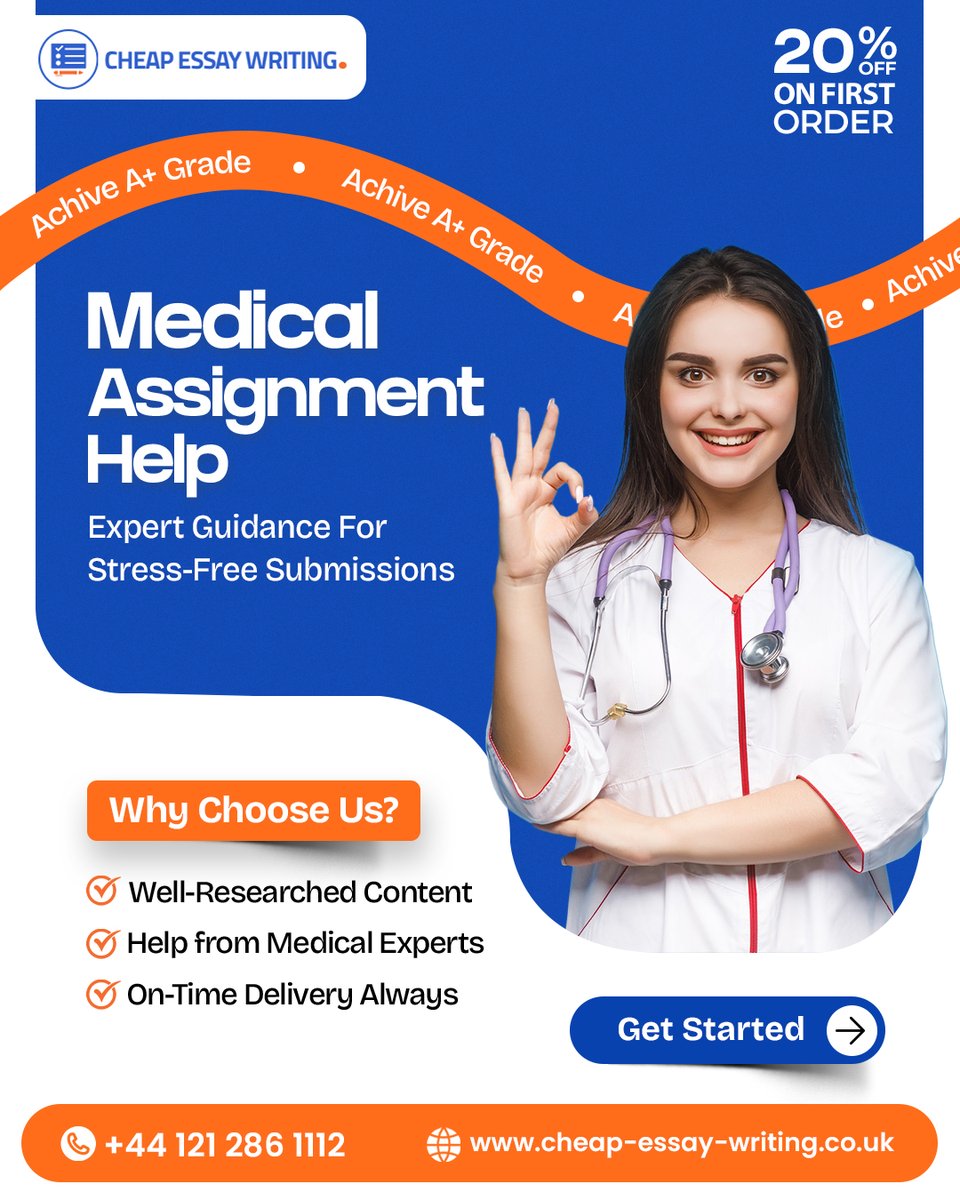 CheapEssaysUK's tweet image. 🩺 Struggling with medical assignments?
Our experts deliver precise, plagiarism-free, well-researched work — always on time.
🎓✨
🚀 Get expert help today:
Contact us: +44-121-286-1112
website: cheap-essay-writing.co.uk/assignment-wri…
#MedicalAssignmentHelp #UKStudents
#Assignment
