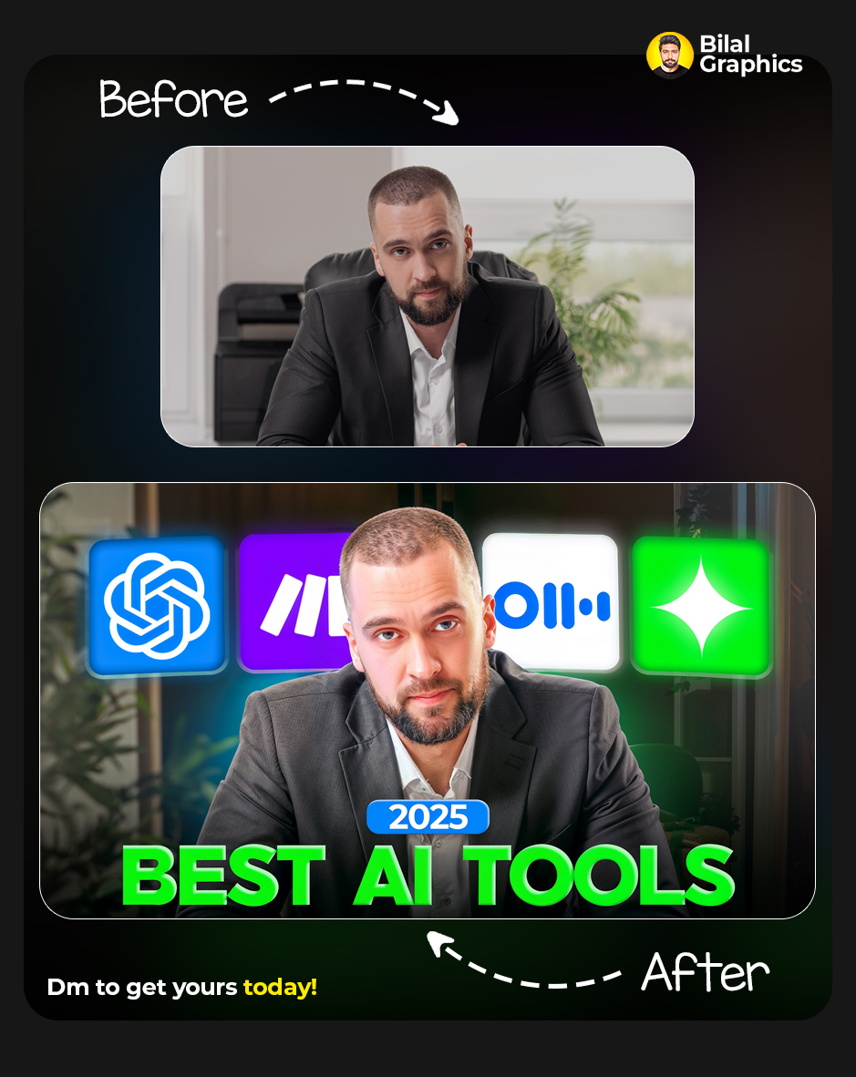 Bilalgraphics07's tweet image. Comment &apos;PSD&apos; to get the link of photoshop file in your DMs

Sharing this style thumbnail design with you all ++ &amp;amp; don&apos;t forget to hit follow for more.