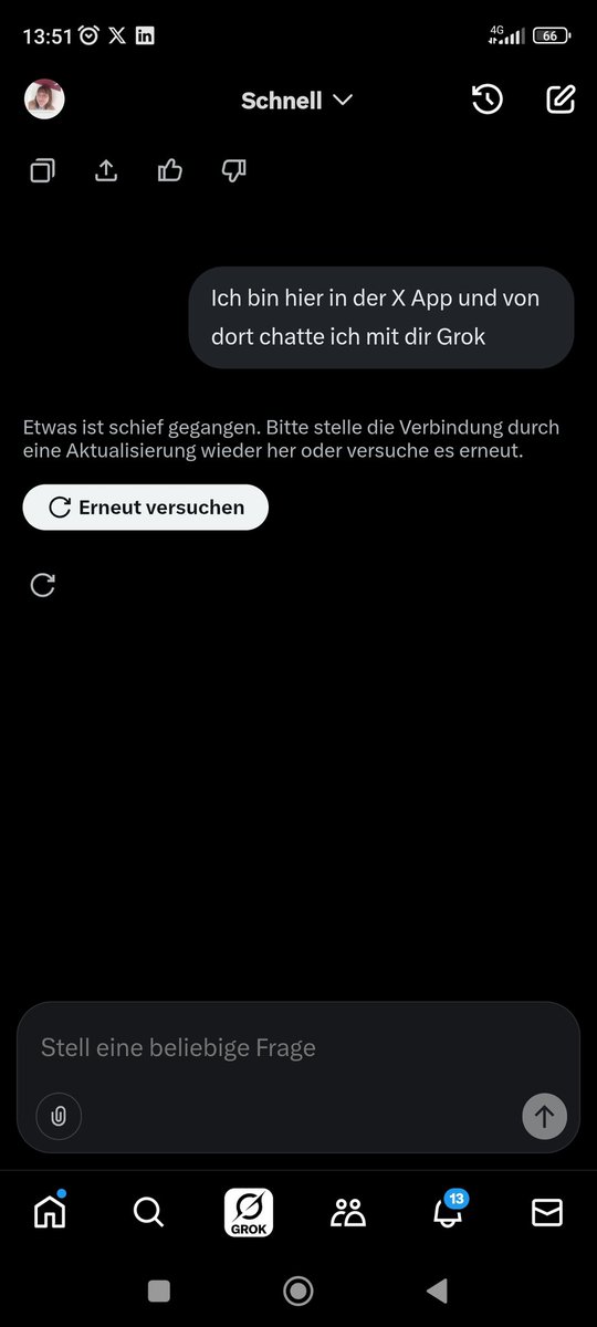 helretz_music's tweet image. „Hey @X, seit dem Update am 23. Sept. 2025 gibt’s bei mir Fehler-
meldungen wie ‚Etwas ist schief gegangen‘ und ‚Noch nicht hier‘ in der X-App. Mit DeepSearch habe ich gesehen, dass das weltweit gemeldet wird. Wann kommt ein Fix? #XSupport #XBug #UpdateProblem“