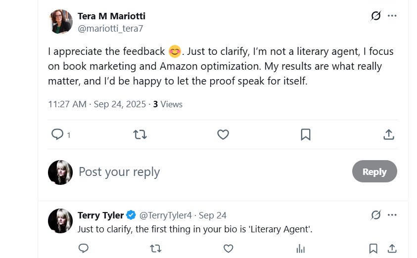 TerryTyler4's tweet photo. I thought the #bookscammers had given up - evidently not! https://t.co/yN8lZmsdOc