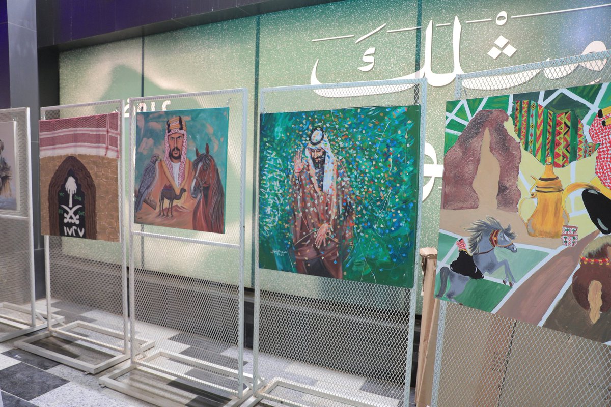 Shaqafart's tweet photo. جانب من مشاركة جمعية شغف للفنون التشكيلية في بوليفارد القوز احتفاءً بـ #اليوم_الوطني_السعودي95 وسط أجواء اعتزاز وفخر بتاريخ هذا الوطن العظيم. 🎨🇸🇦 

#عزنا_بطبعنا 
#اليوم_الوطني_السعودي95 https://t.co/yxIqJiHwY7