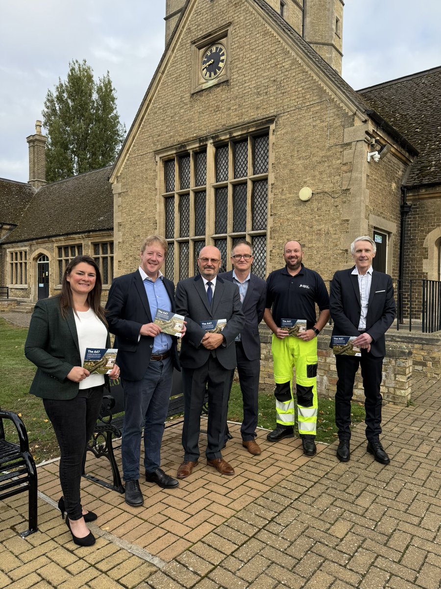 ⭐️DUAL OUR A ROADS - THORNEY A47⭐️

Back in beautiful #Thorney with Cambs Chamber of Commerce &amp; <a href="/A47Alliance/">A47 Alliance</a> 🚘 🛣️

The A47 is one of the most dangerous roads in the country‼️ 

The safest thing we can do is to dual it.  It would unlock the potential of #Wisbech &amp; elsewhere 😊