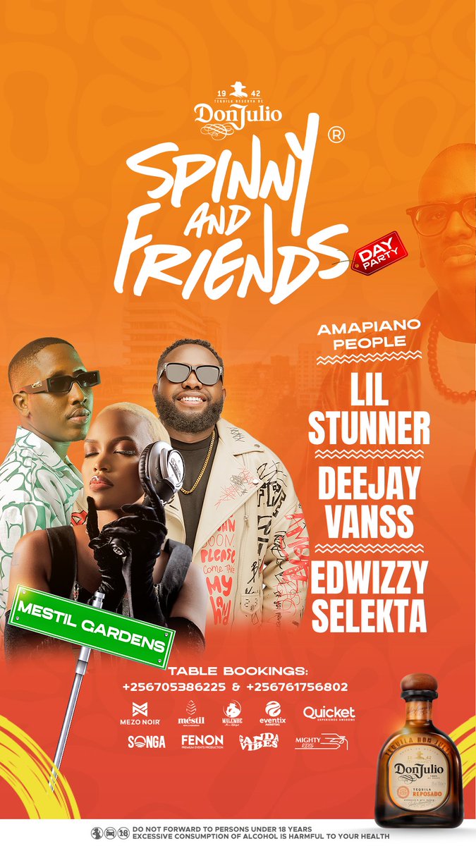 QuinAngella (@ms_angella1) on Twitter photo Amapiano is coming!
12th October ๐<a href="/MestilHotel/">Mรฉstil Hotel & Residences</a>
Early Bird ๐: UGX 100K
Music by <a href="/SheilahGashumba/">Sheilah C Gashumba</a>
<a href="/djvanss_/">DJ VansS๐บ๐ฌ</a> <a href="/edwizzyselekta/">edwizzy selekta</a>
Buy via: qkt.io/Spinnynfriends
#SpinnyAt10 #SpinnyAndFriends Amapiano is coming!
12th October ๐<a href="/MestilHotel/">Mรฉstil Hotel & Residences</a>
Early Bird ๐: UGX 100K
Music by <a href="/SheilahGashumba/">Sheilah C Gashumba</a>
<a href="/djvanss_/">DJ VansS๐บ๐ฌ</a> <a href="/edwizzyselekta/">edwizzy selekta</a>
Buy via: qkt.io/Spinnynfriends
#SpinnyAt10 #SpinnyAndFriends