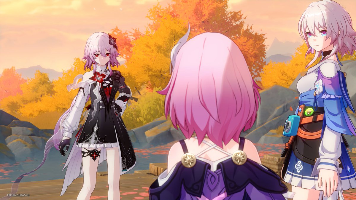 daily_evernight's tweet photo. Wheres the hoyoverse account that loves pink i found a perfect picture for them https://t.co/6pNVWJzLD5
