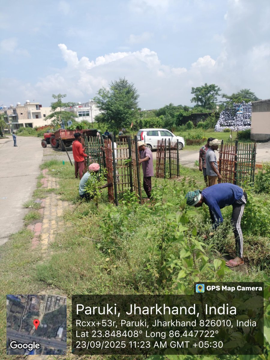 ursnandan's tweet photo. Plantation of 3500 saplings of Neem, peepal, Banyan, Mango, etc. under Ek ped maa ke naam 2 https://t.co/XrbDTsjfXr