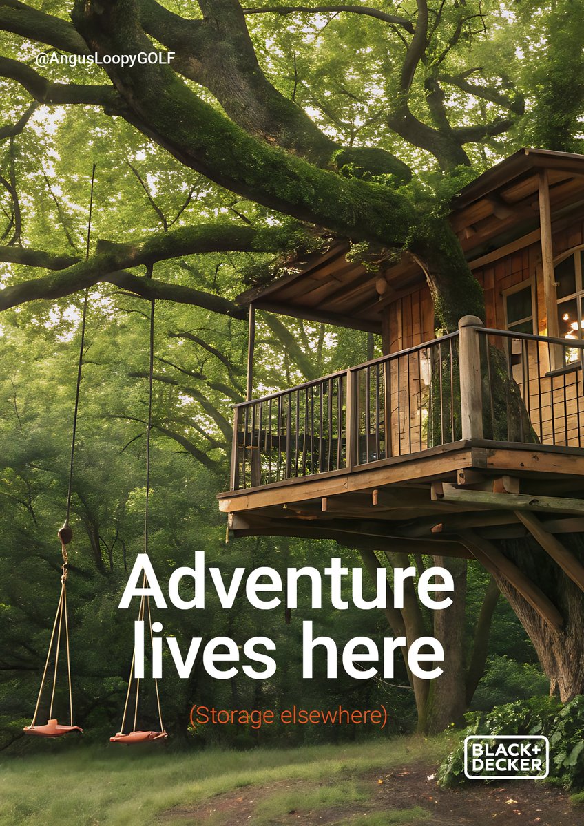 One Minute Brief of the Day: Create posters to advertise #Treehouses <a href="/OneMinuteBriefs/">One Minute Briefs ⏱️</a> <a href="/BLACKANDDECKER/">BLACK+DECKER</a>