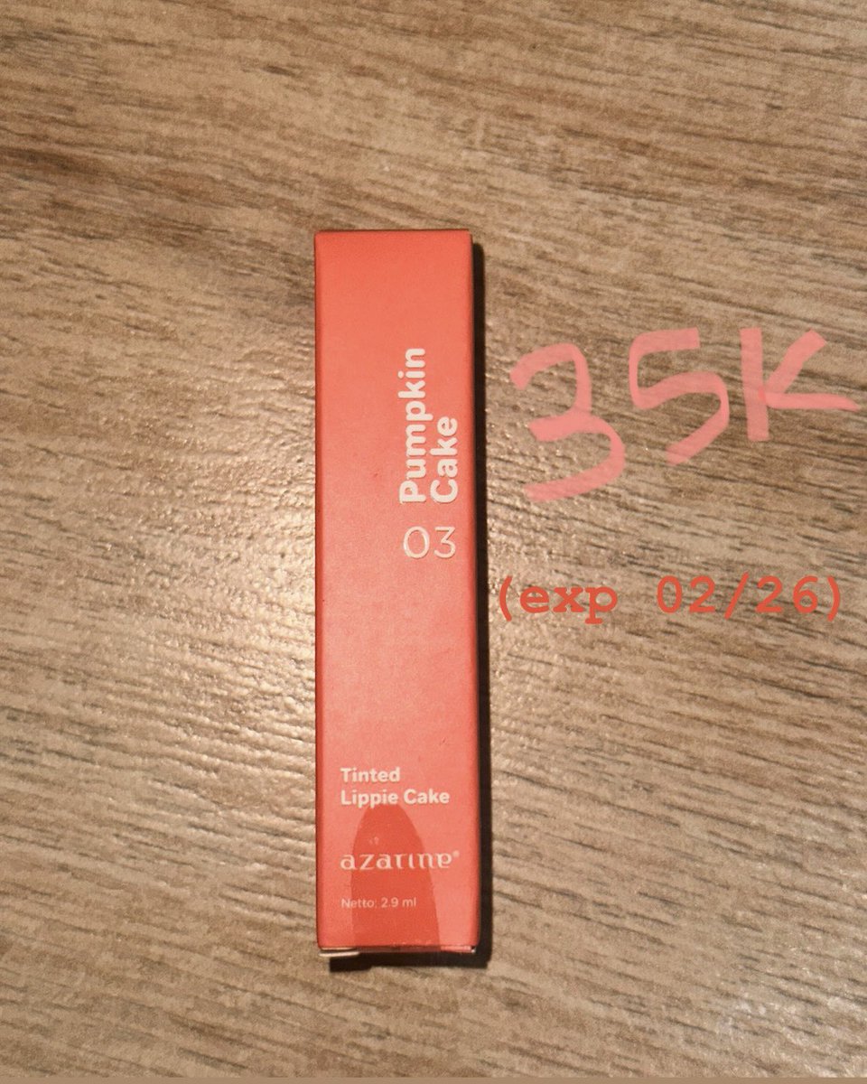 adindafarizar's tweet photo. WTS want to sell  (sealed/new product)

-BNB Barenbliss Refill Cushion 002 IVORY BB
-The Originote Rose B3 Brightening Jelly Mask
-Somethinc Slow Down Hair Reducer Cream (2x pemakaian)
-Azarine Tinted Lippie Cake 03 PUMPKIN CAKE

📍Bogor
☝🏻 Feel free to ask ya! https://t.co/PHYRdubYNr