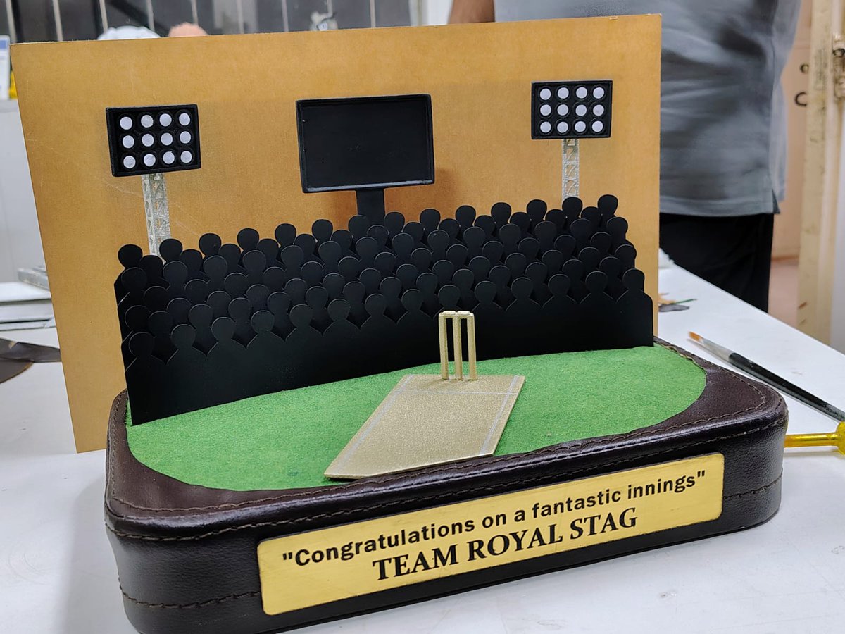 paradise_3d's tweet image. 🏏Client’s vision, our creation!
This customized cricket trophy was ordered by our client &amp;amp; crafted by 3D Paradise with precision 3D printing.

🌐 paradise-3d.com

#3DPrinting #3DParadise #CustomTrophy #RoyalStag