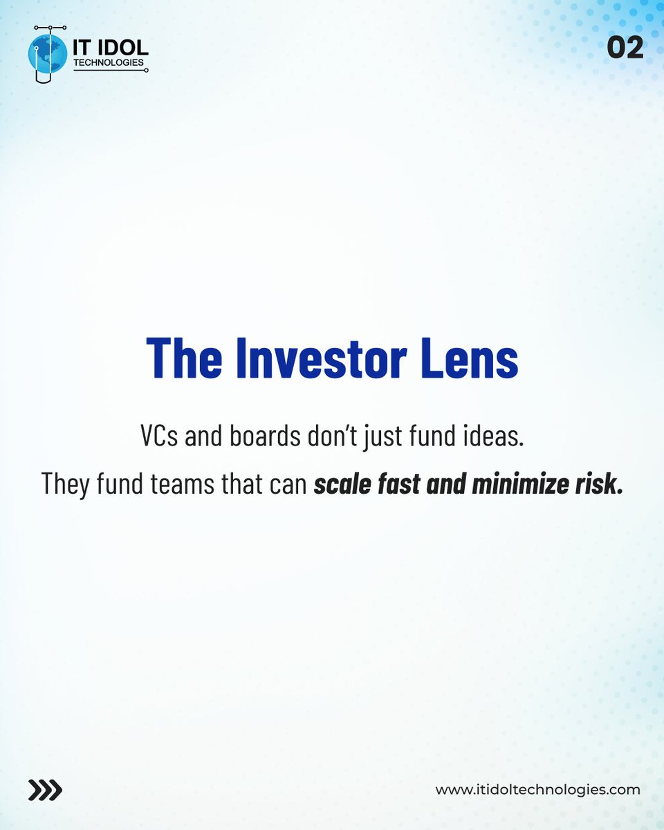 itidoltech's tweet image. Investors don’t just bet on ideas, they bet on teams. 🚀

#Dedicateddevelopers = stability, accountability &amp;amp; faster roadmaps.

That’s why boards favor startups with dedicated teams over fragmented talent.

#DedicatedTeams #InvestorConfidence #StartupScaling #TechLeadership #USA