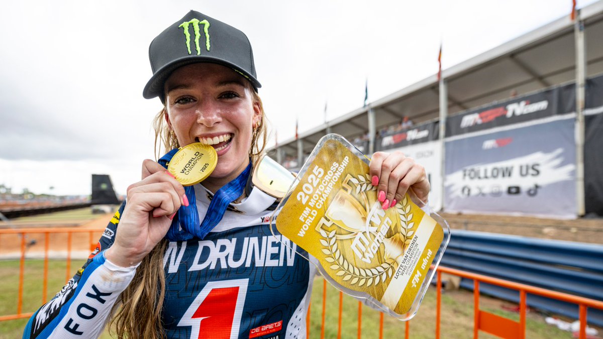 Groot succes voor onze Nederlandse motorcross atleten!!!
Afgelopen weekend was de laatste ronde van het 2025 MXGP seizoen.

Lotte van drunen is back to back WMX wereldkampioen, WOW🥇🔛🔝!

Glenn Coldenhoff op het podium met een mooie 3e plek 🥉!

#MonsterEnergy #MXGP