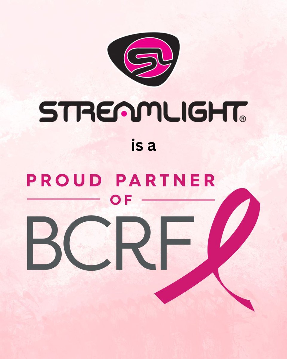 Streamlight's tweet image. Today is World Cancer Research Day. At Streamlight, we proudly support @BCRFcure and their mission to end breast cancer through research. Every step toward a cure matters, and we’re honored to help light the way with our Lights for a Cause. Learn more at streamlight.com/products/produ…