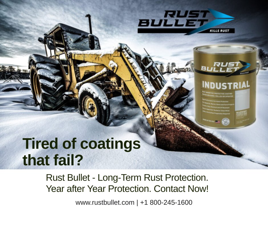 rustbullet's tweet image. Tired of coatings that fail after one season? ❌
Rust Bullet is a long-term rust inhibitor that keeps your metal safe for years.
👉 Protect now: rustbullet.com/products/rust-…
#RustPrevention #Durability #RustBullet #MetalProtection
