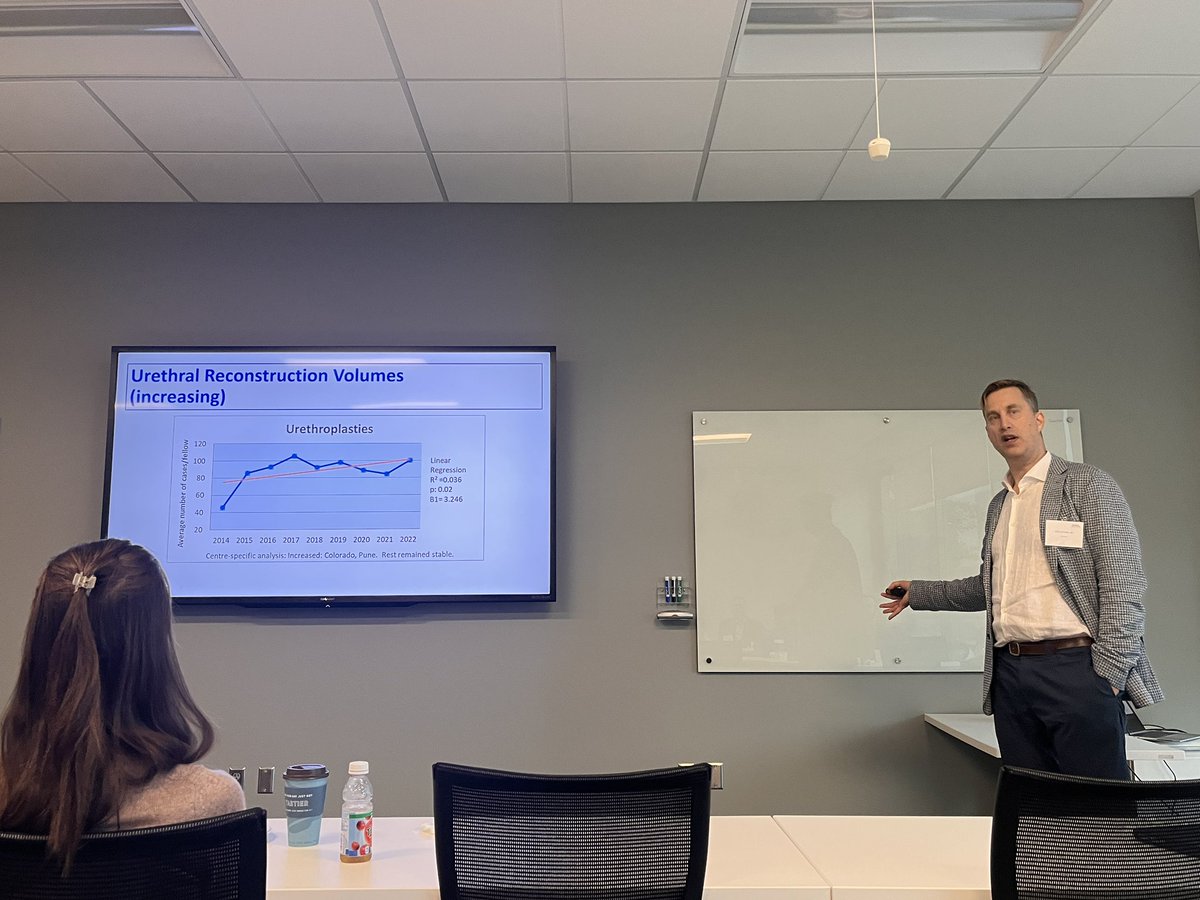 Kicking off #GURS25 with Fellows Bootcamp at <a href="/bostonsci/">Boston Scientific</a>. Past president  Keith Rourke going over the history and evolution of GURS fellowship. Even with more fellowships, the urethroplasty operative experience has remained the same!